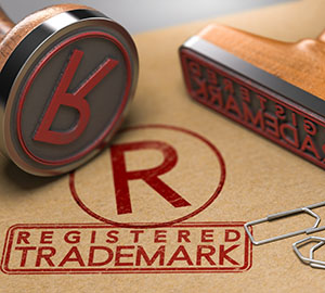 Schmuckbild Markeneintragung - Registered Trademark